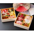 駒嶺商店『こまみねの新春おせち』全13品二段重　木箱入り　※冷凍 送料無料