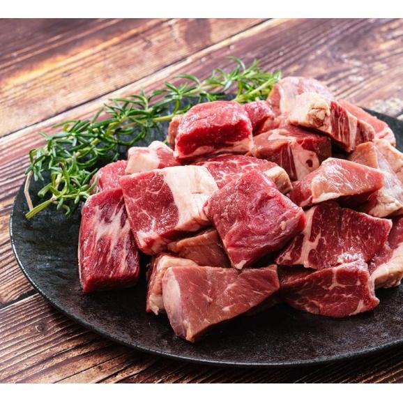 牛肩ロース 切り落とし （ 厚切り ） カナダ産 牛肉 ザブトン 1袋 約1kg ※冷凍　送料無料01