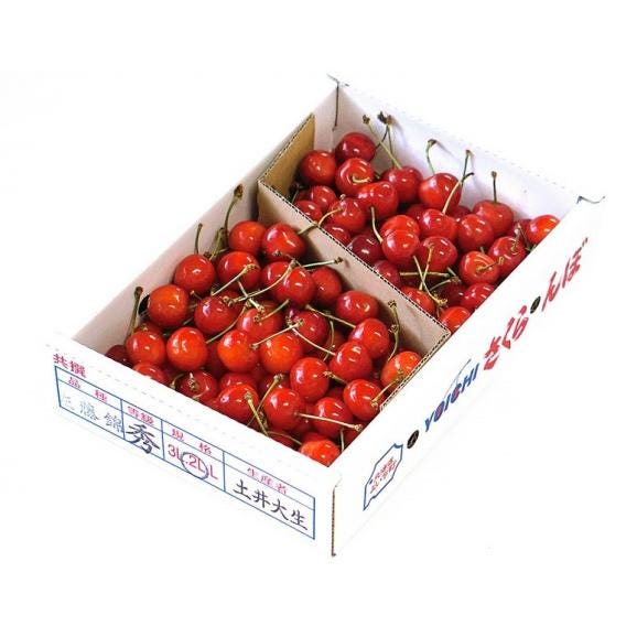 さくらんぼ　北海道産(佐藤錦または紅秀峰) 秀品 約1kg バラ詰め 2～3Lサイズ 産地箱 ※冷蔵 JAよいち 送料無料03