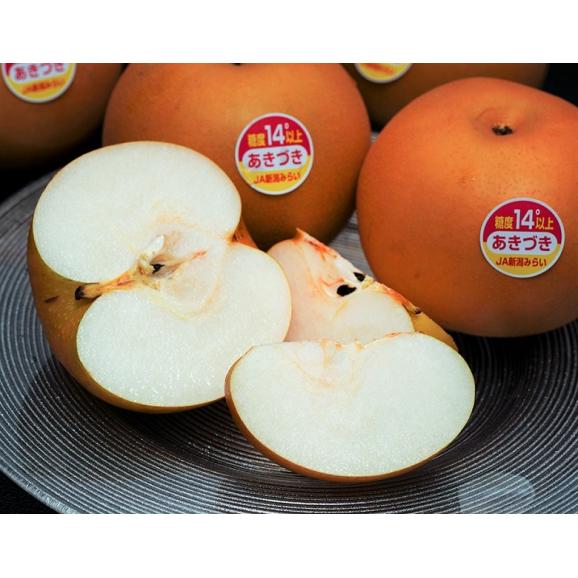 糖度14度以上『一糖賞 梨（品種：あきづき）』 JA新潟かがやき 約5kg（12〜18玉）原体箱 風袋込 ※冷蔵 送料無料02