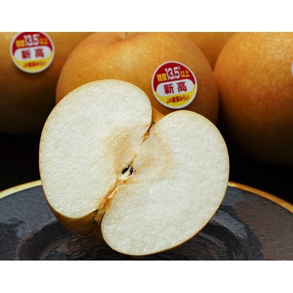 糖度13.5度以上『一糖賞（新高梨）』新潟県産 約2.5kg（3～6玉） 簡易箱 ※常温 JA新潟かがやき 送料無料02