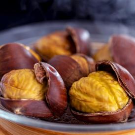 【カード・代引限定】低温熟成栗 ぽろたん 大粒 2Lサイズ 約1kg 茨城県産　笠間（友部） 簡易箱 ※冷蔵 送料無料
