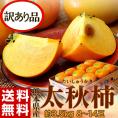 太秋柿　熊本県産  ご自宅用　無印　8～14玉 風袋込　約3.5kg ※常温　外皮に傷あり　送料無料