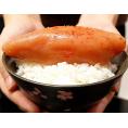 『特大辛子めんたいこ』 福岡加工 1箱 500g(目安として4～5本） 無着色 ※冷凍