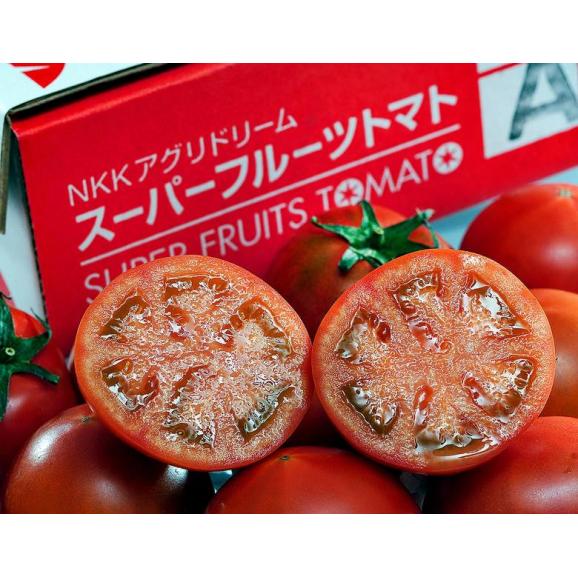 糖度9度以上 NKK スーパーフルーツトマト 茨城県産 2箱（1箱 約800g 7～16玉）産地箱 風袋込 ※冷蔵　送料無料02