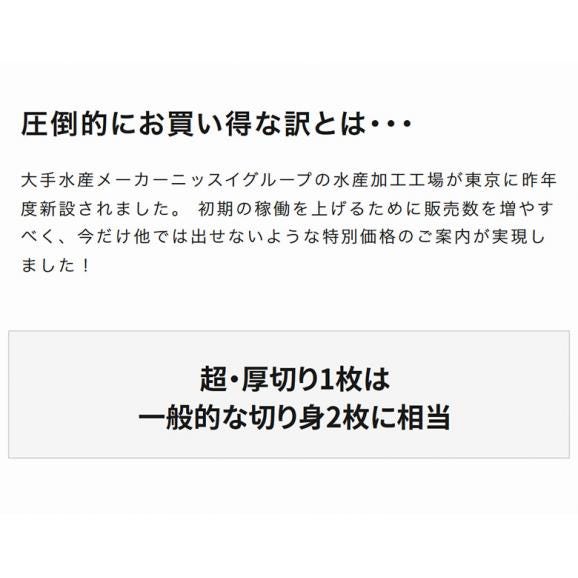 超・厚切り銀鮭 切り身　計1kg（厚切り7切前後）チリ産　※冷凍　送料無料03