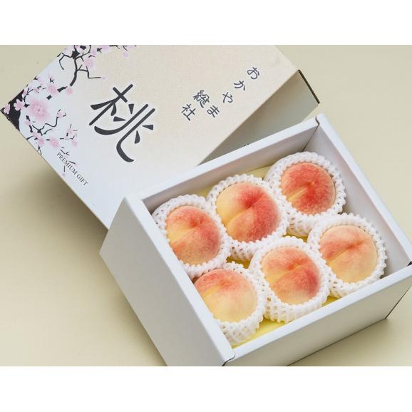 総社もも生産組合『恋みらい』岡山県産 白桃 秀品 約1kg（4～6玉）化粧箱 ※常温 送料無料02