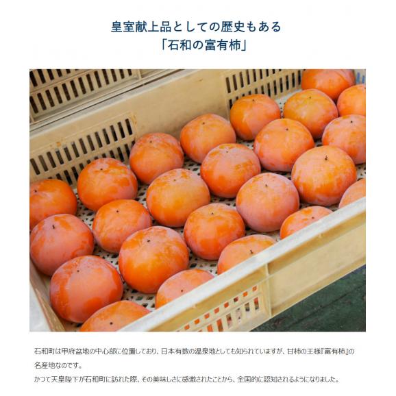 【ご自宅用】大久保さんの『富有柿』 山梨県石和町産 無印 M～Lサイズ 約2.8kg （12～14玉入） ※常温　送料無料02