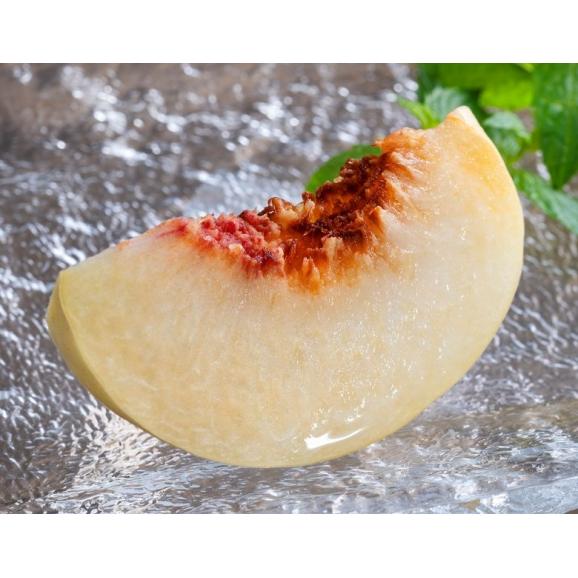 【カード・代引限定】糖度12度選別 岡山県産 赤磐の桃 冬美白 （とうびはく） ご自宅用 B品 5〜6玉 約1.5kg ※常温 送料無料03