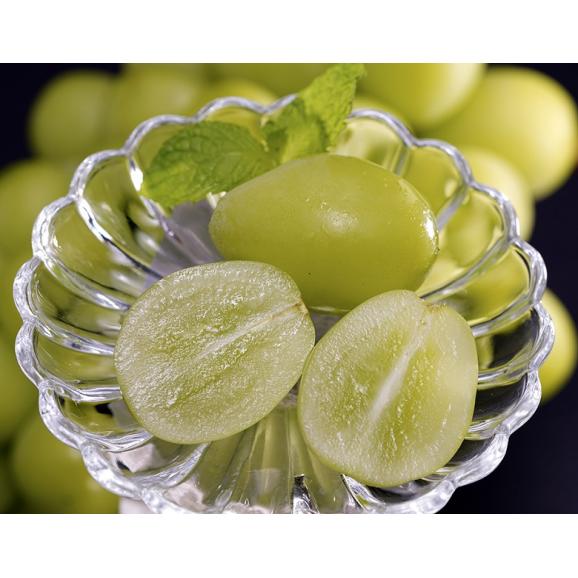 最上位等級 赤秀品　晴王 シャインマスカット 岡山県産 2房 計約1kg 簡易箱 ※冷蔵　ぶどう　葡萄　送料無料02