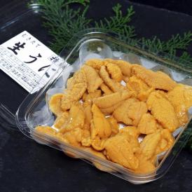 キタムラサキウニ 金華ウニ 宮城県女川産 ミョウバン不使用 100g 上位ランク 氷灯 ※冷凍【uoya】片倉商店  送料無料