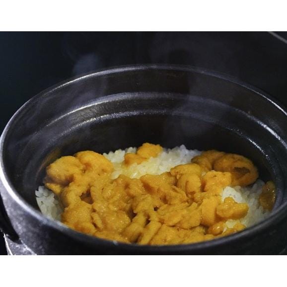 キタムラサキウニ 金華ウニ 宮城県女川産 ミョウバン不使用 計200g（1P:100g×2）上位ランク 氷灯 ※冷凍【uoya】片倉商店 送料無料02