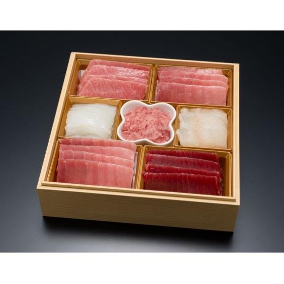 豊洲市場 天然本マグロのお刺身海鮮おせち 一段重 全6品 7寸 築地玉寿司監修 ※冷凍 送料無料02