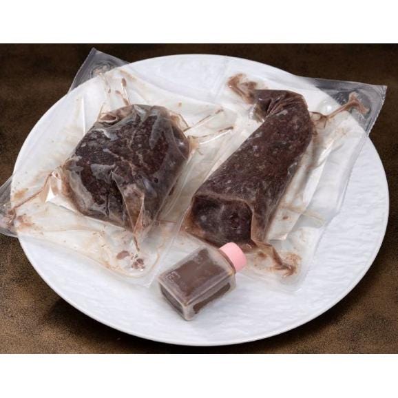 【3個計450g】 北海道産 牛モモ肉のローストビーフ 1個150g以上&times;3 ソース1本付 ※冷凍04