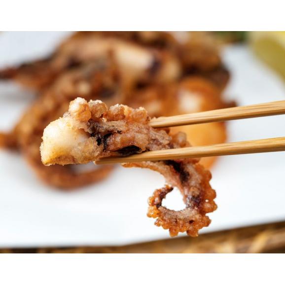 いかげそ竜田揚げ 青森県産ムラサキイカ使用 1袋（500g／袋）※冷凍02