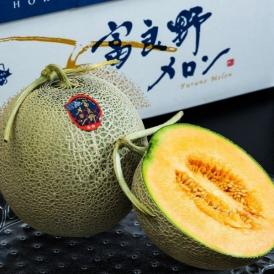 【カード・代引限定】特大 富良野メロン （赤肉） 北海道産 約8kg （3〜4玉） 産地箱 ※常温 送料無料
