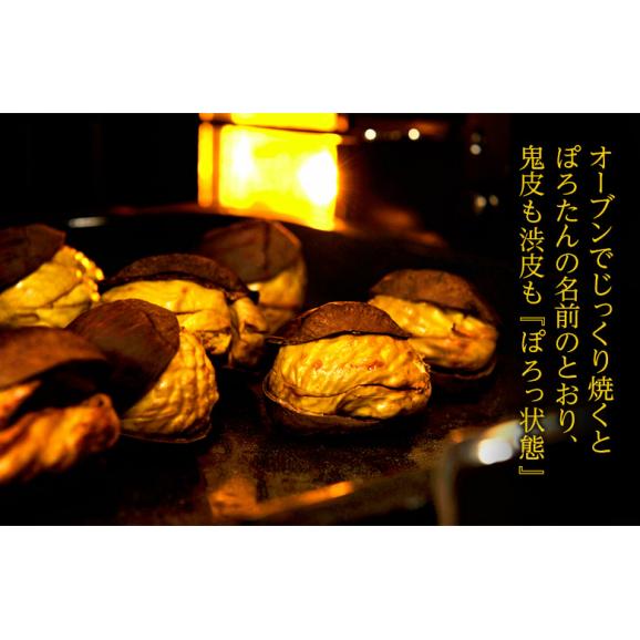 大粒 ぽろたん栗 茨城県笠間産 2~3L 約2kg 簡易箱 ※冷蔵 送料無料04