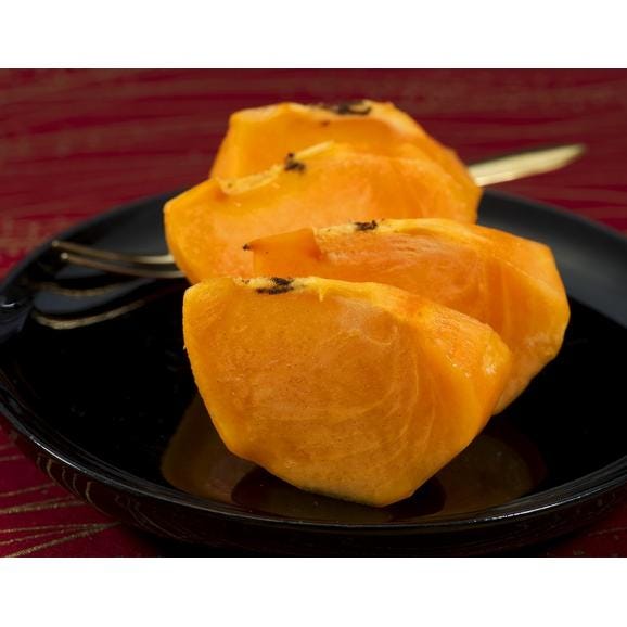 ご自宅用 輝太郎柿 鳥取県産 優品 約2.8kg（6～12玉）簡易箱 多少のキズ有 ※常温 送料無料02