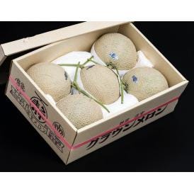 【カード・代引限定】ご自宅用『大玉クラウンメロン』静岡県産 雪またはキズ 計約8～9kg（4～6玉）産地箱 風袋込 ※常温　送料無料