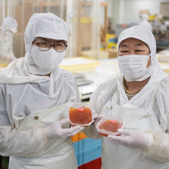 【全国送料無料】丸鮮道場水産謹製！抜群鮮度の旬限定_北海道産“ノンフローズン”生いくら醤油漬け_ 150g×1パック_10月下旬届け02