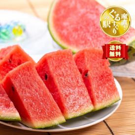 【全国送料無料】都農町産_完熟“すいか革命”種まで美味しい「ピノ・ガール」_3kg以上(約1.5kg×2玉)