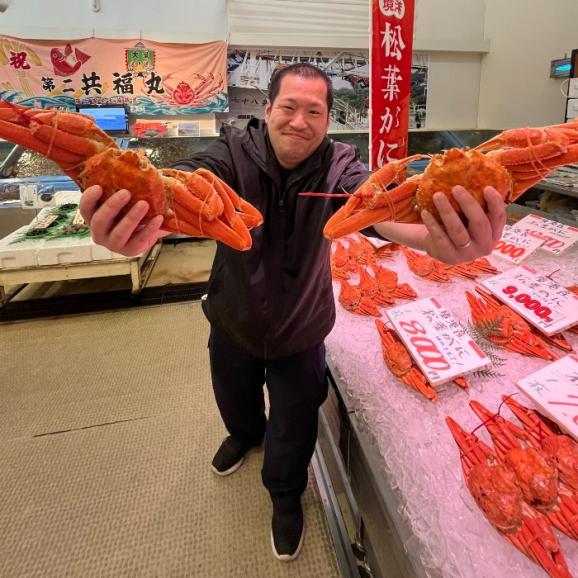 山陰 境港水揚げ “冬の王者” 釜ゆで松葉ガニ 2枚（600g～1kg）美味しさそのまま急速冷凍05