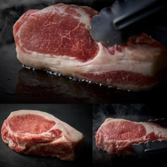 【ご予約商品】やまゆりポーク“極厚切り”社内規格最上級ロース900g（300g×3枚）厚さ約3cm【全国送料無料】02
