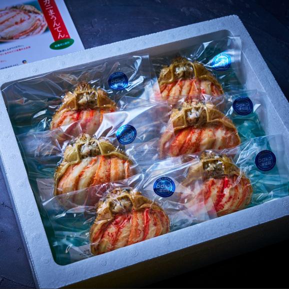 【全国送料無料】“完全手作り”隠岐の島産 山盛り蒸し松葉ガニ_プロトン凍結_6個/720-860ℊ（原体サイズ400g×6）06