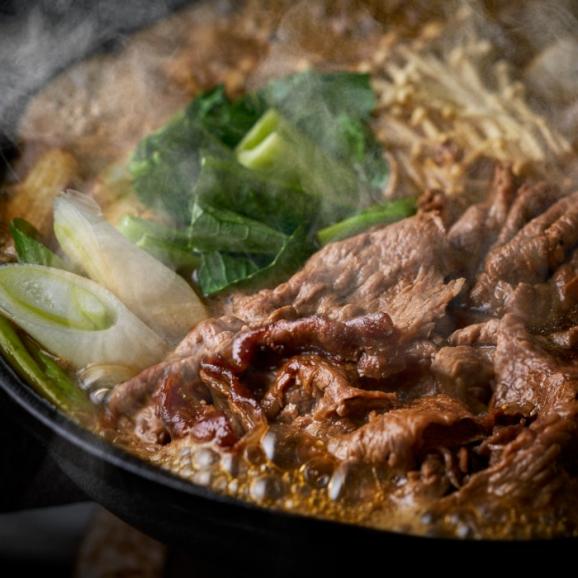 【全国送料無料】国産ブランド牛「やまゆり牛」ランプ&イチボ&肩ロース すき焼き用スライス_800g05