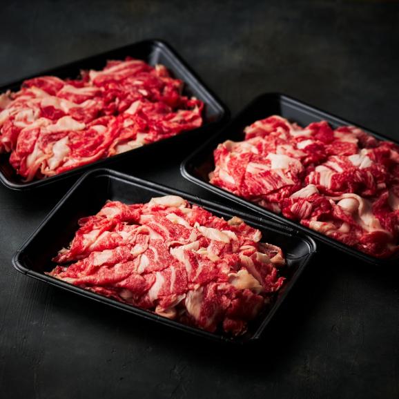 【全国送料無料】美味しさ日本一！宮崎牛 至福のウデ肉 切り落とし_600g（200g×3パック）【ギフト可！】03