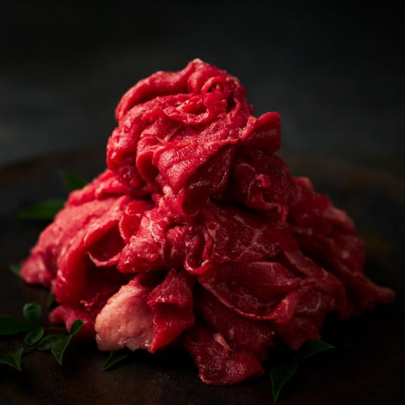 【全国送料無料】美味しさ日本一！宮崎牛“とろける”肩ロースすき焼き用スライス400g & 希少！霧峰牛_赤身切り落とし合計800g（200g各2パック計4パック）【ギフト可！】02
