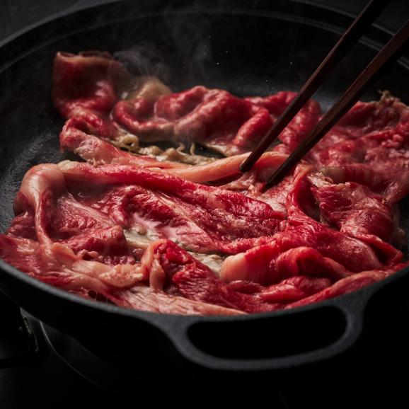 【全国送料無料】美味しさ日本一！宮崎牛“とろける”肩ロースすき焼き用スライス400g & 希少！霧峰牛_赤身切り落とし合計800g（200g各2パック計4パック）【ギフト可！】04