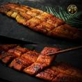 【全国均一送料】完全手作り！名店うな勢“至福の”地焼き鰻食べくらべセット（蒲焼&白焼き）合計2尾（2～4人前）【国産・注文後備長炭焼き上げ】