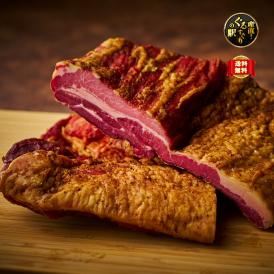 【全国送料無料】超希少！“旨みの極致”天然猪ベーコン スライス 岡田修謹製100g×5点【ギフトBOX仕様】