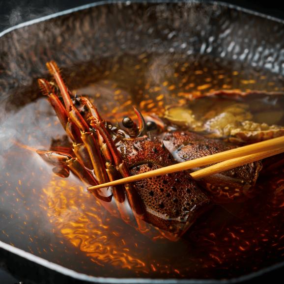 【全国送料無料・ポイント3倍】“旨み尽くし”三重県産 伊勢海老 大満足1.2kg（6尾）しゃぶしゃぶ鍋セット【4~6人前】04