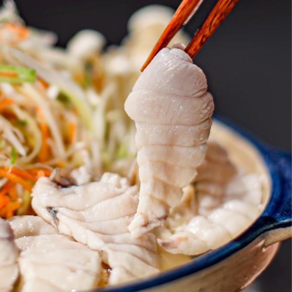 【全国送料無料】“本場の美味しさ”出汁が旨い、鮟鱇(あんこう)しゃぶしゃぶ2人前02