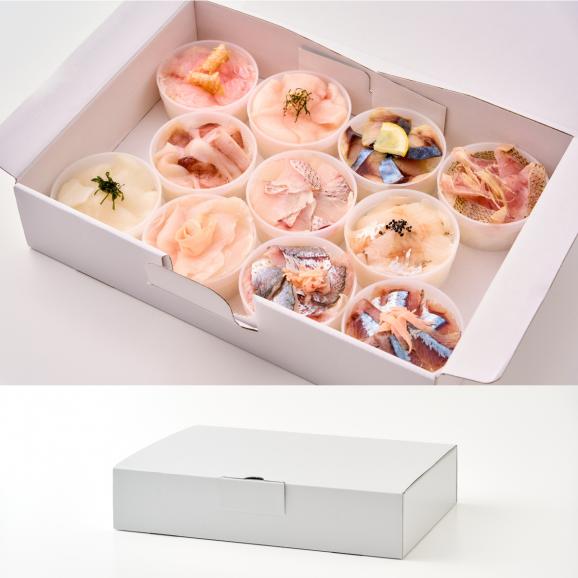 【全国送料無料】“手にぎり”港町の地魚寿司!まえけん謹製 地魚おさかな小町11選(2~3人前 55g×11点)03