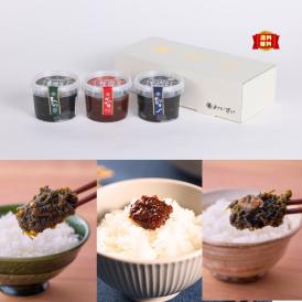 【全国送料無料】“相馬の味、復活”おびすや特製 おびすやの3種の佃煮「玉手箱』【3種3個入り】