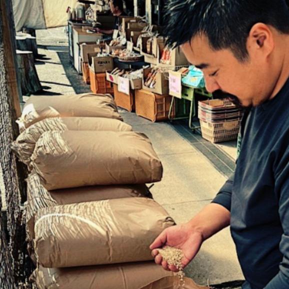 【全国均一送料】山下治男 セレクト「一等米 跳ね夢」 栃木県 大田原地区 令和7年収穫 単一生産者&単一区画指定 3㎏（玄米冷蔵保管・注文後精米） 03