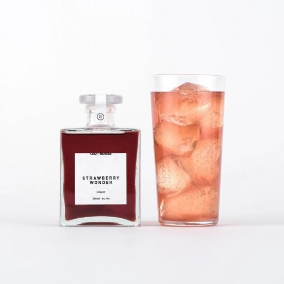 CRAFT WONDER STRAWBERRY WONDER 200ml Gift box set【リキュール200ml1本/全国送料500円/ポイント3倍/9,000円以上購入で送料無料】02