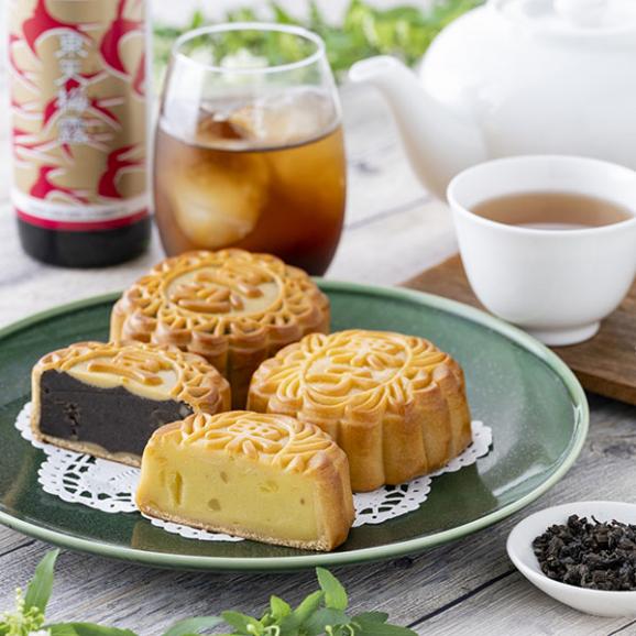 ご縁を円満に繋ぐ丸い月餅と中国茶、36年作り続けるオリジナルジュースを詰め合わせた「ティータイム・アソートセット」02