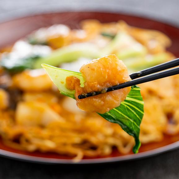 【送料込】濃厚な上海蟹味噌は秋を告げる風物詩！東天紅の秋の伝統メニュー「上海蟹味噌風味のあんかけ焼きそばセット」～おもてなし中華おうちで東天紅～06