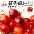 予約受付中：6月下旬頃より発送予定|プレミアムさくらんぼ紅秀峰450gバラ詰Lサイズ以上