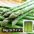 予約受付中：5月中旬頃より発送予定|極太銀山アスパラガス3kg(2Lサイズ)