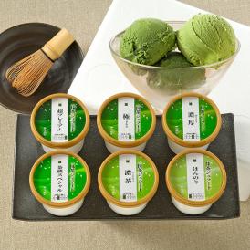 【母の日ギフト】桑名園／お茶屋の抹茶ジェラート詰合せ6個入(6種類)