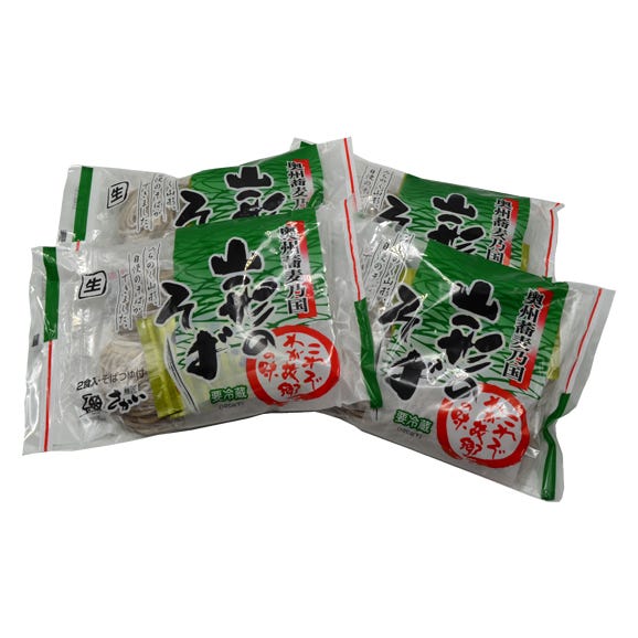 奥州山形そば(生そば140g×2・濃縮つゆ24g×2)×4袋03