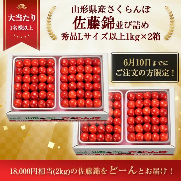 山形県産さくらんぼ1kgラッキーくじ03