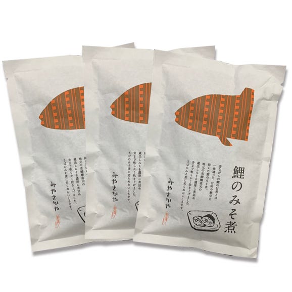 鯉のみそ煮3切詰合せ（160g×3袋）[化粧箱入]03