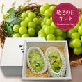 【敬老の日ギフト】プレミアムぶどうシャインマスカット約1kg(2房)