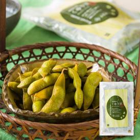 秘伝豆は大粒で食べごたえがあり、香りや甘味が強いことで人気の枝豆です。